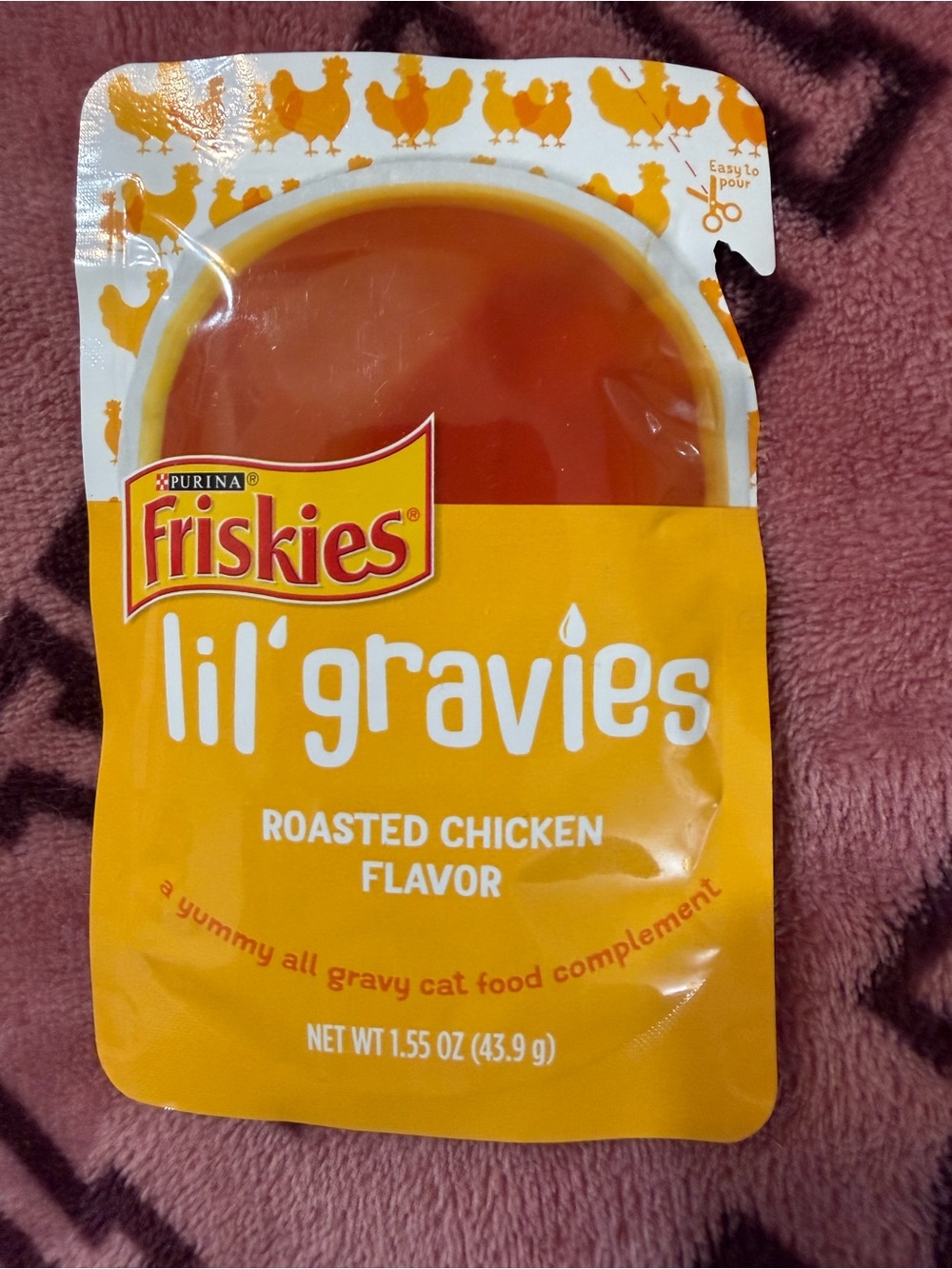 Lil' Gravies Roasted Chicken Flavor Cat Food - 31 packets